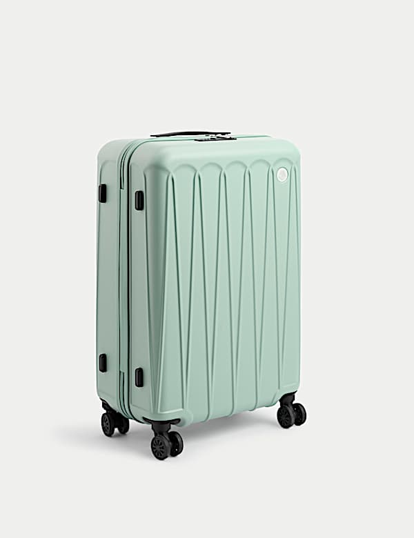 Amalfi 4 Wheel Hard Shell Medium Suitcase - GR