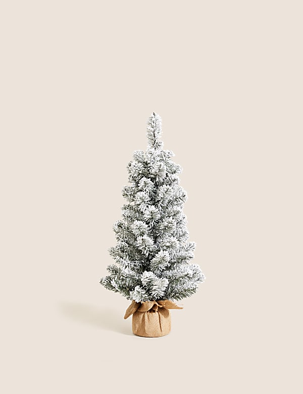 3ft Pre-Lit Snowy Christmas Tree - VN