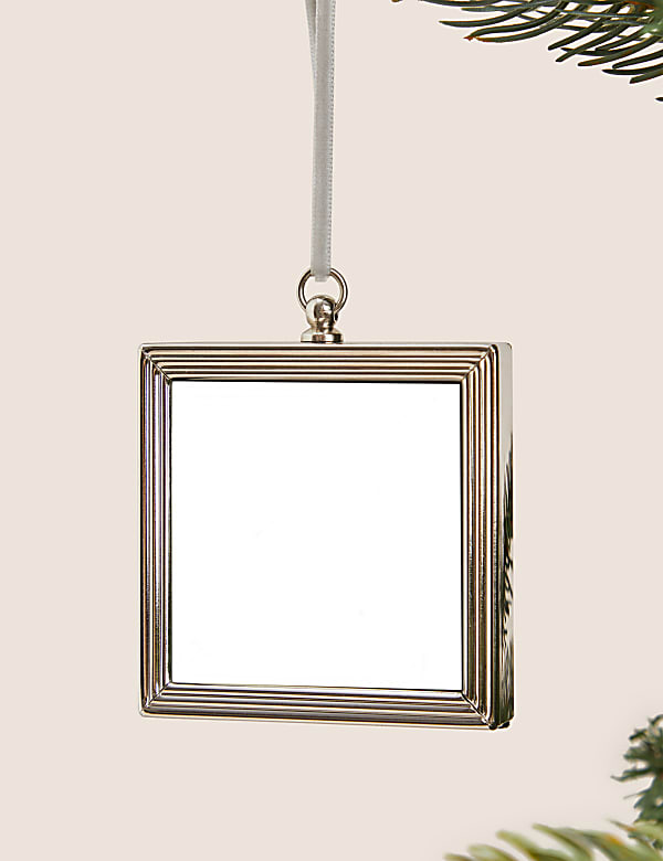 Cadre photo argent&eacute; &agrave; suspendre - LU