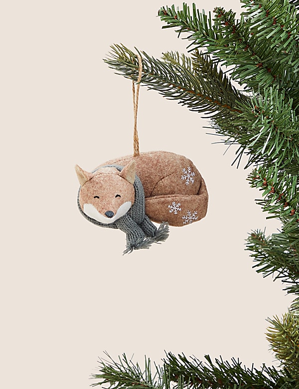 Snow Fox Hanging Decoration - MY