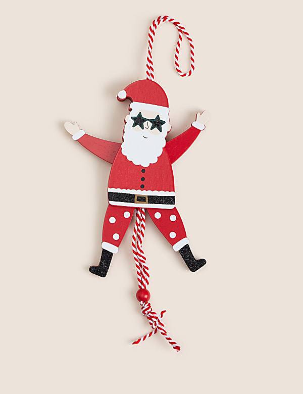 Disco Santa Claus Hanging Decoration - GR