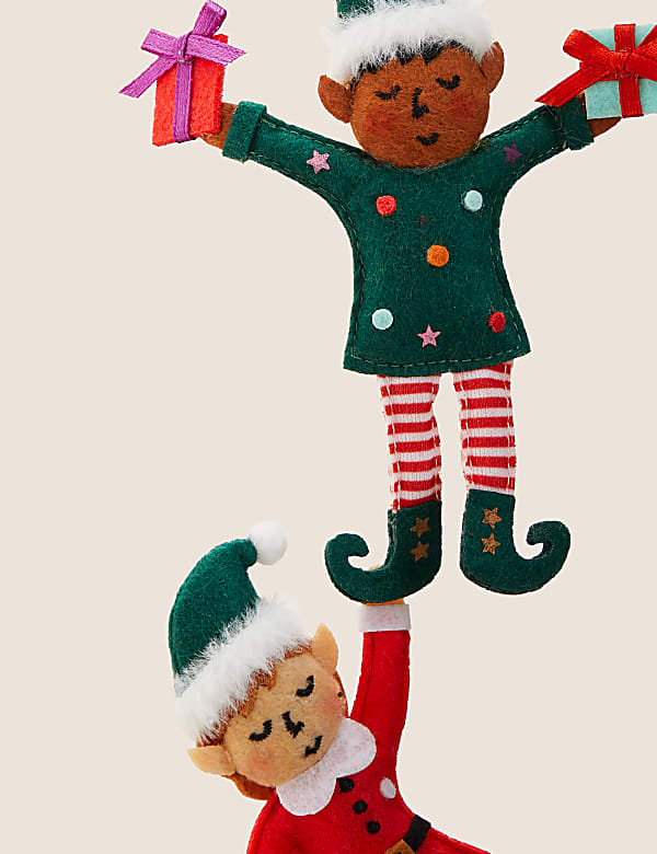 Felt Elves Hanging Decoration