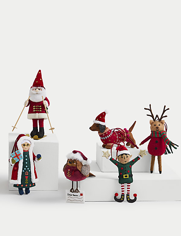 Felt Reindeer Hanging Decoration
