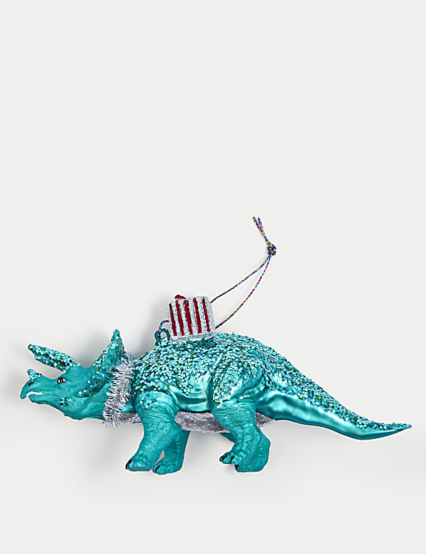 Glass Dinosaur Hanging Decoration - FR