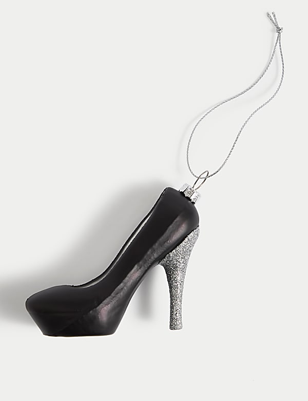 Glass Stiletto Hanging Decoration - GR