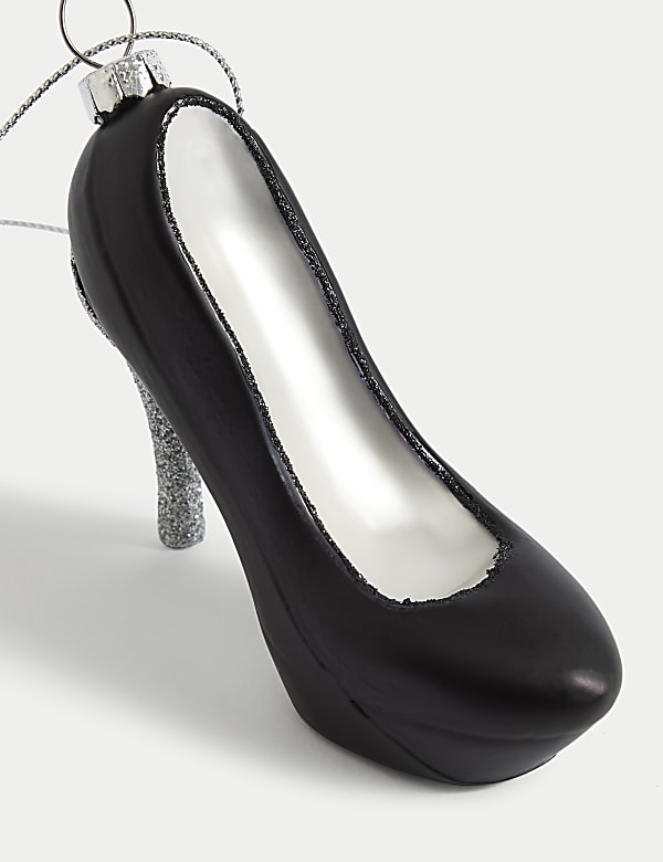 Glass Stiletto Hanging Decoration - GR