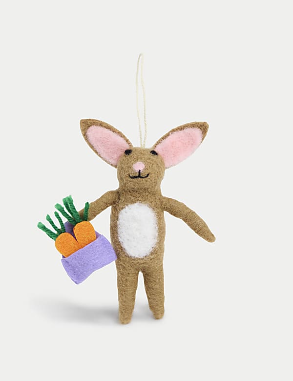 Felt Hanging Bunny Decoration - VN