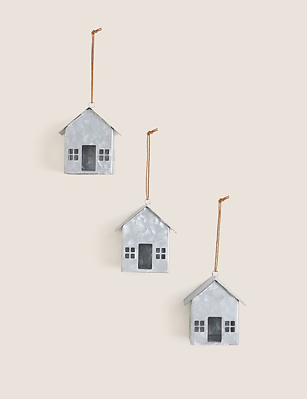 3 Pack Metal Hanging Cabin Decorations - SK