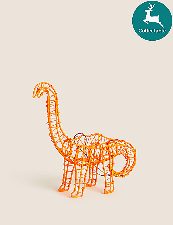 Décoration à suspendre en forme de dinosaure en fil fluo - FR
