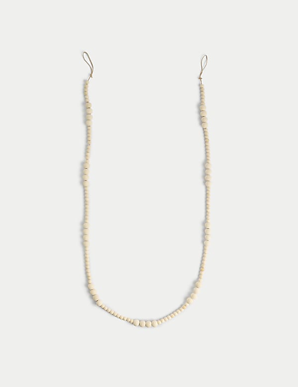 Guirnalda para árbol con abalorios de madera - US