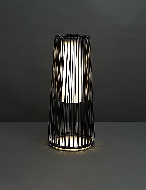 Large Warm White LED Solar Rope Lantern - GR