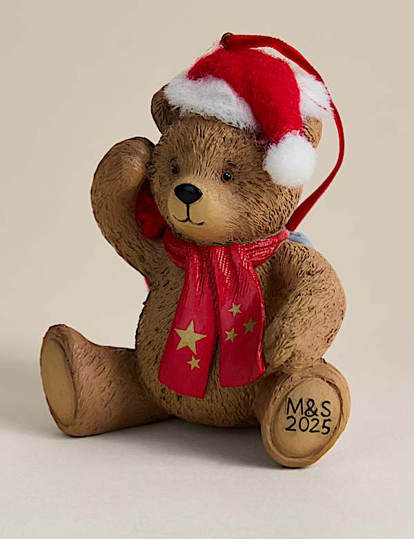 Resin Hanging Spencer Bear™ Decoration - BG