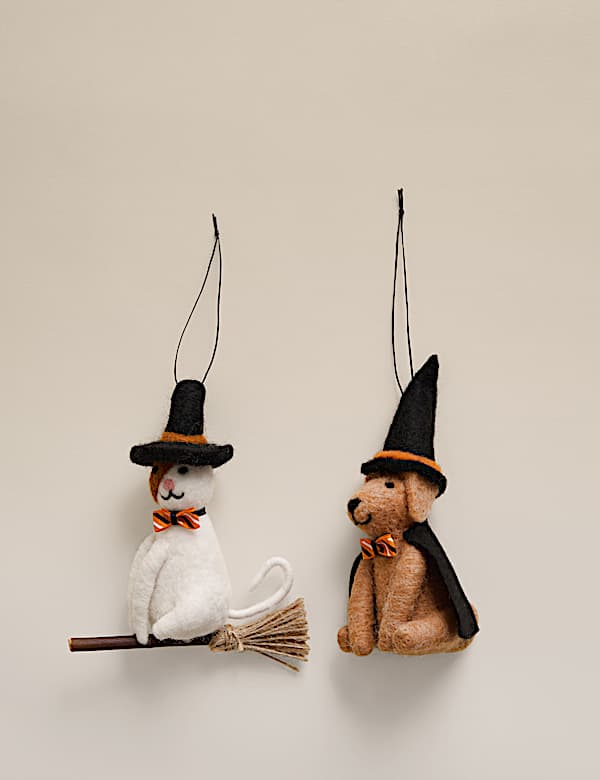 2pk Felt Hanging Halloween Decorations - CA
