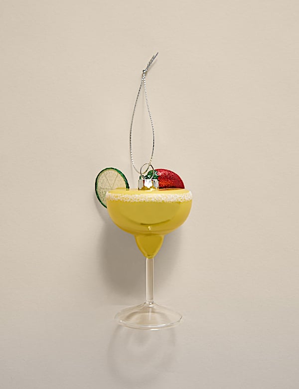 Glass Hanging Spicy Margarita Decoration - EE