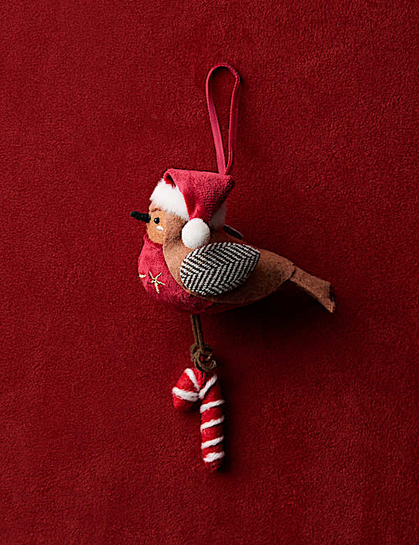 Felt Hanging Robin Decoration - ES