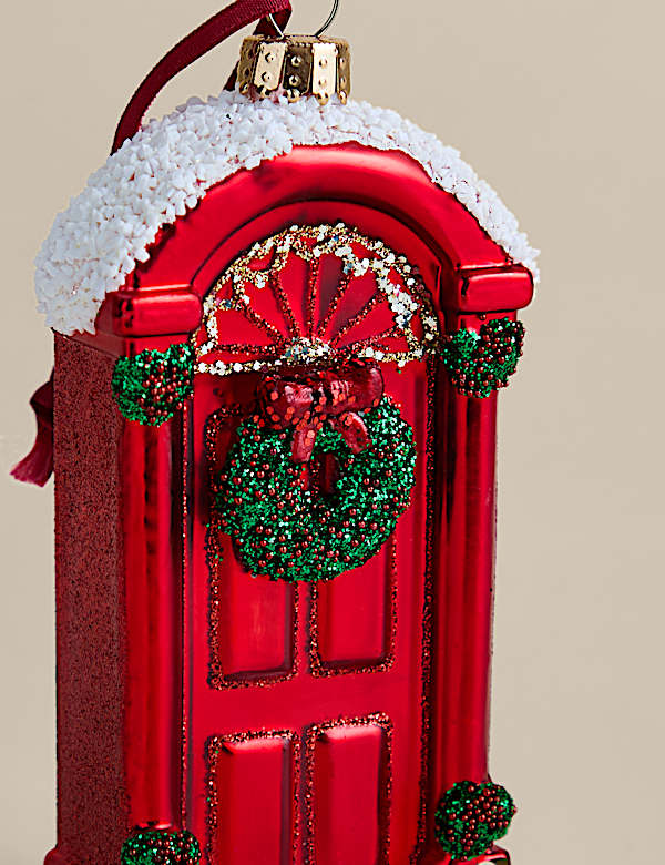 Red Glass Hanging Door Decoration - GR