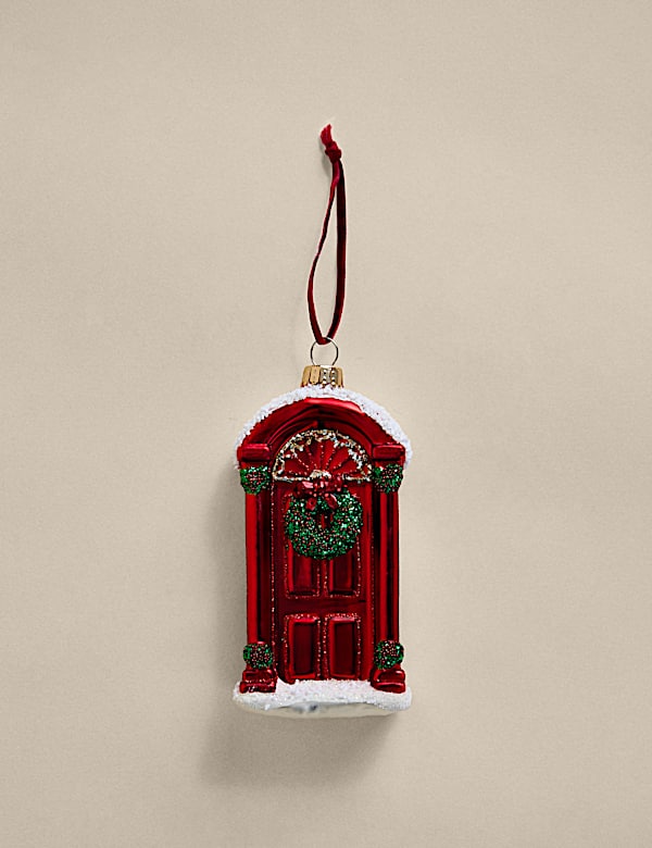 Red Glass Hanging Door Decoration - GR