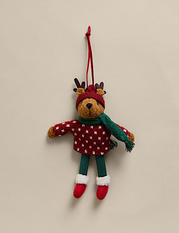 Felt Hanging Reindeer Decoration - BE
