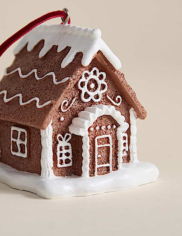 Hanging Gingerbread House Decoration - GR