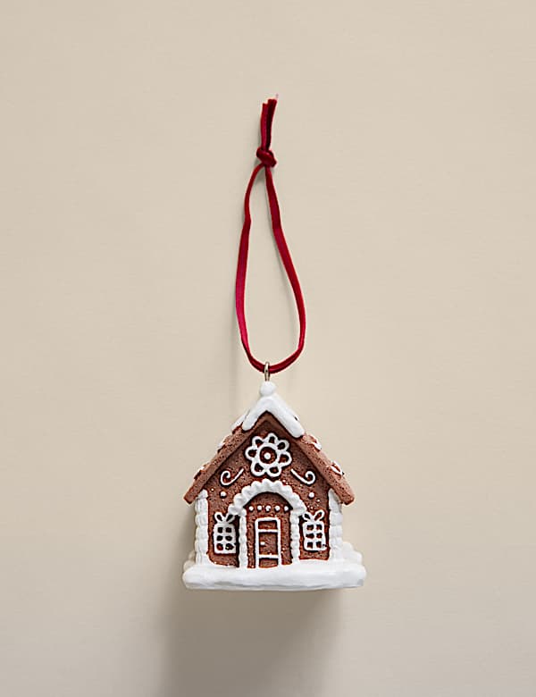 Hanging Gingerbread House Decoration - GR