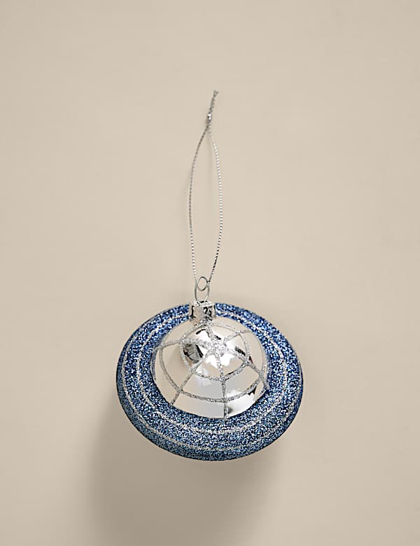 Glass Hanging UFO Decoration - CZ