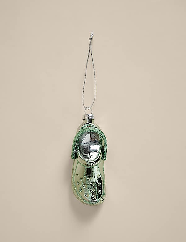 Glass Hanging Clog Decoration - LV