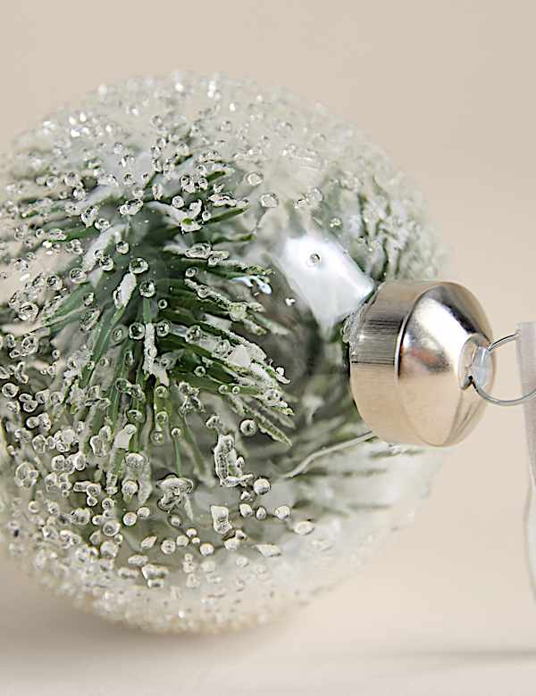כדור קישוט לתלייה מזכוכית מעוצבת - IL