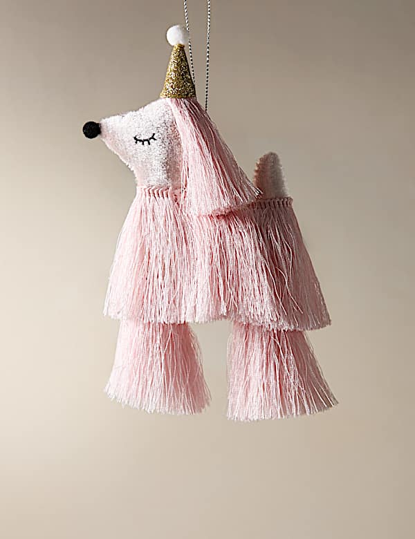 Hanging Tassel Afghan Hound Decoration - AL