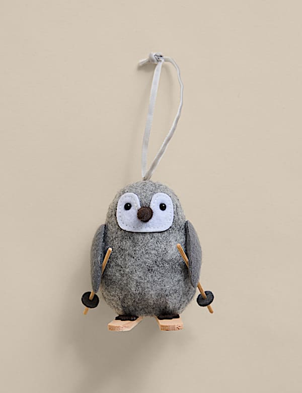 Felt Hanging Baby Penguin Decoration - GR