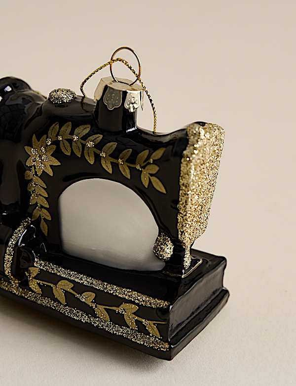Glass Hanging Sewing Machine Decoration - CA