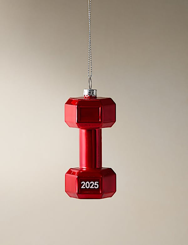 Glass Hanging Dumbbell Decoration - CH