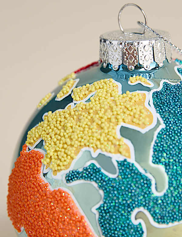 Glass Hanging Globe Decoration - TW
