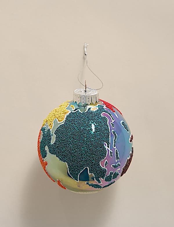 Glass Hanging Globe Decoration - TW