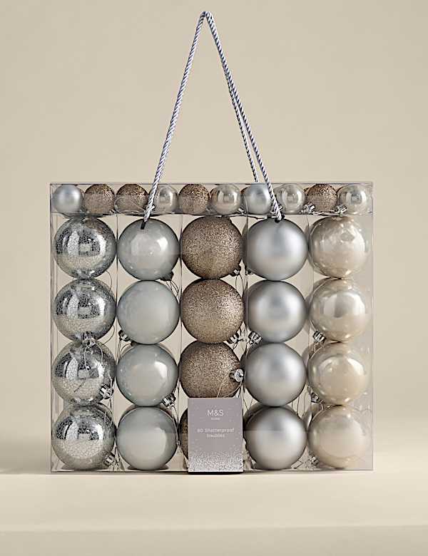 Lot de 80 boules incassables - FR