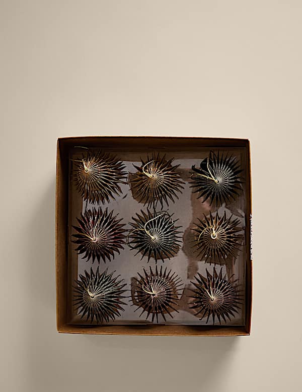 Χάρτινα κρεμαστά στολίδια δέντρο, σετ των 9 - GR