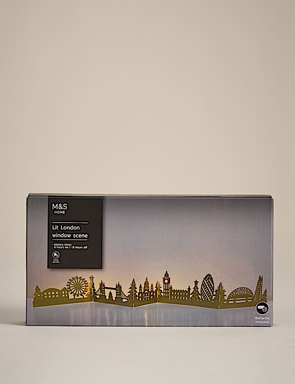 Light Up London Scene Decoration - GR