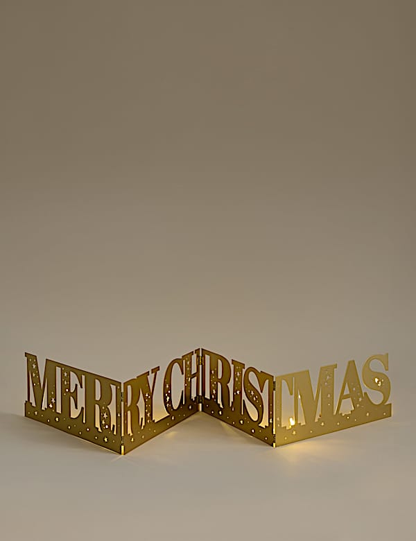 Light Up Merry Christmas Decoration - GR
