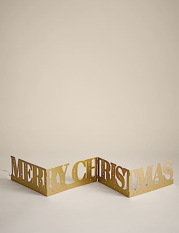 Light Up Merry Christmas Decoration - GR