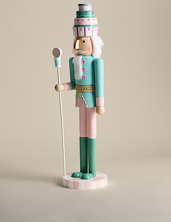 Extra Large Pastel Nutcracker Decoration - GR