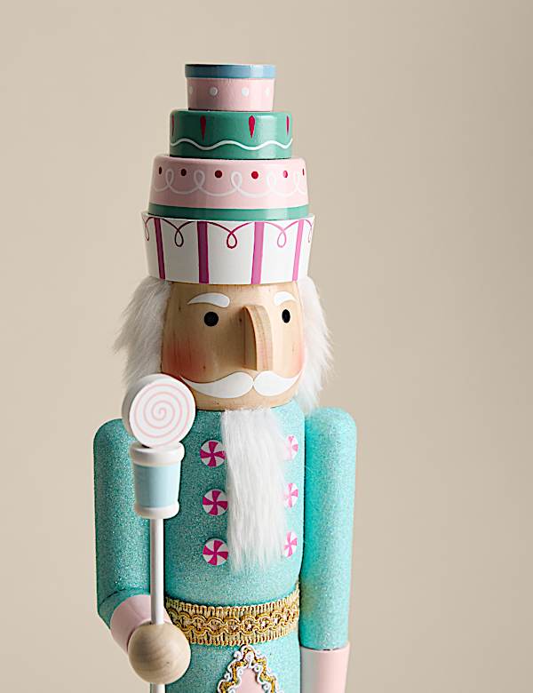Extra Large Pastel Nutcracker Decoration - GR