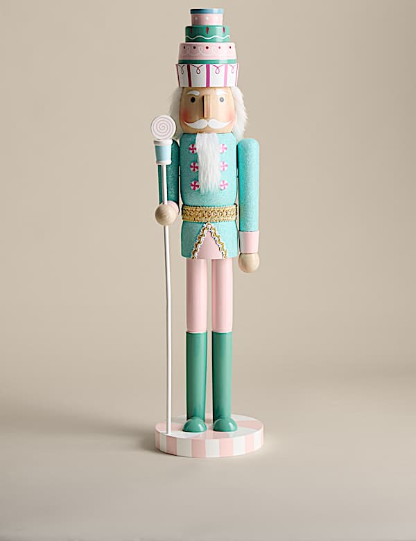 Extra Large Pastel Nutcracker Decoration - GR