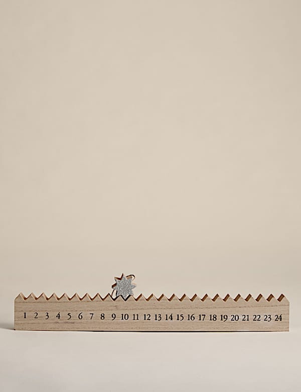 Wooden Star Advent Calendar - JP