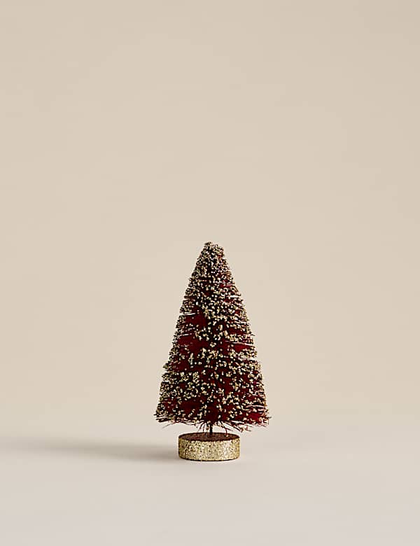 מארז 5 קישוטים בגודל מיני לחדר בצורת עץ מחט - IL