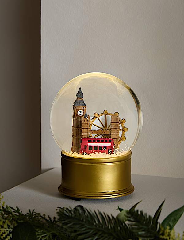 Light Up London Snow Globe - GR