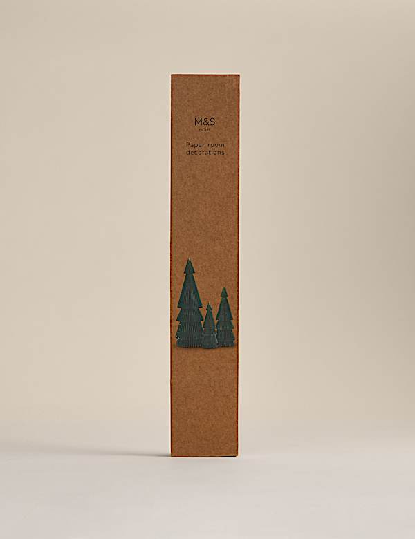 3pk Paper Tree Room Decorations - GR