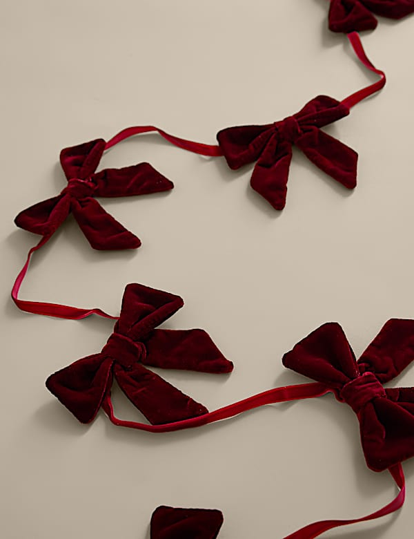 Velvet Bow Garland - LT