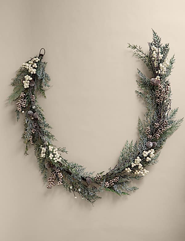 6ft Snowy Garland - CY