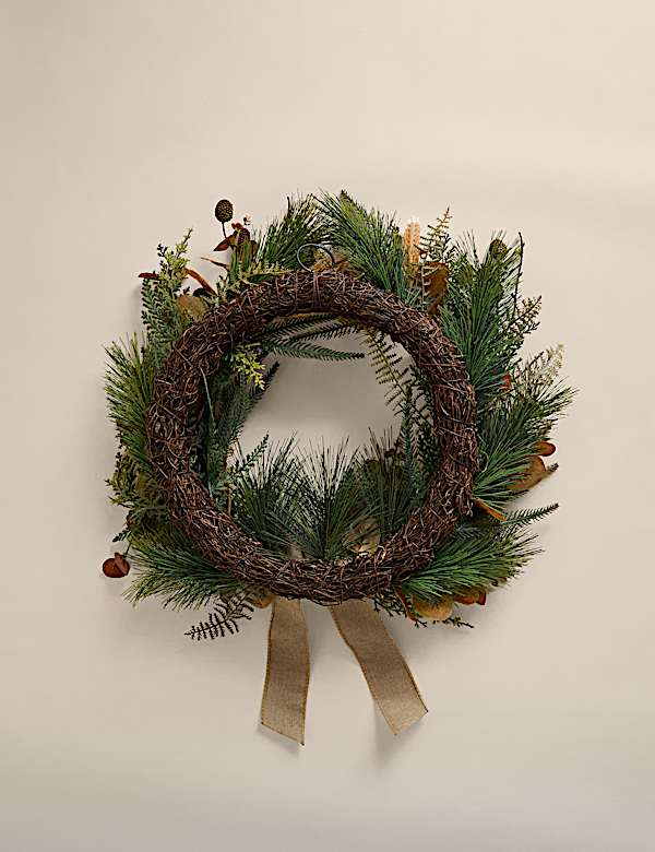 Autumnal Bow Wreath - IT