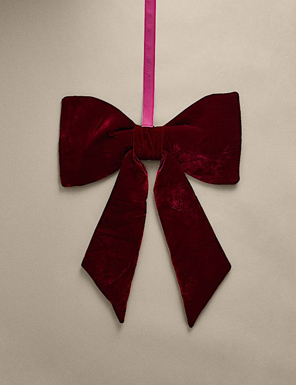 Velvet Bow Decoration - GR