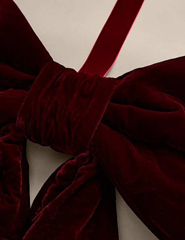 Velvet Bow Decoration - GR